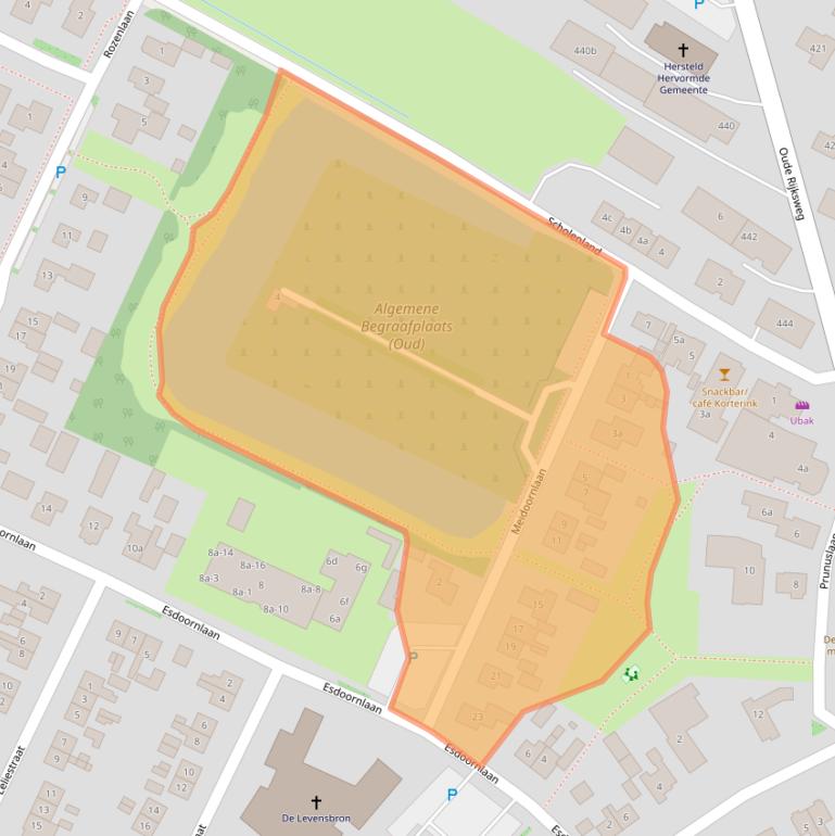 Kaart van postcodegebied 7954EP.