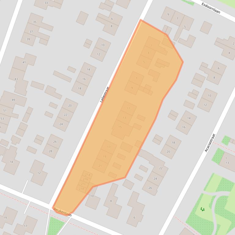 Kaart van postcodegebied 7954ES.