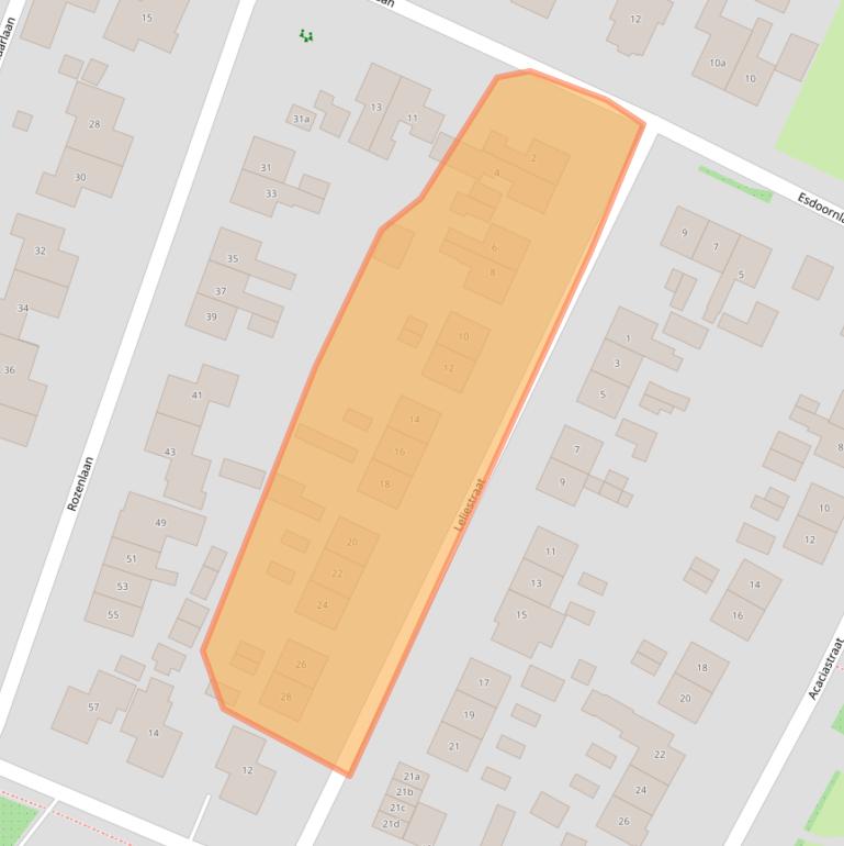 Kaart van postcodegebied 7954ET.
