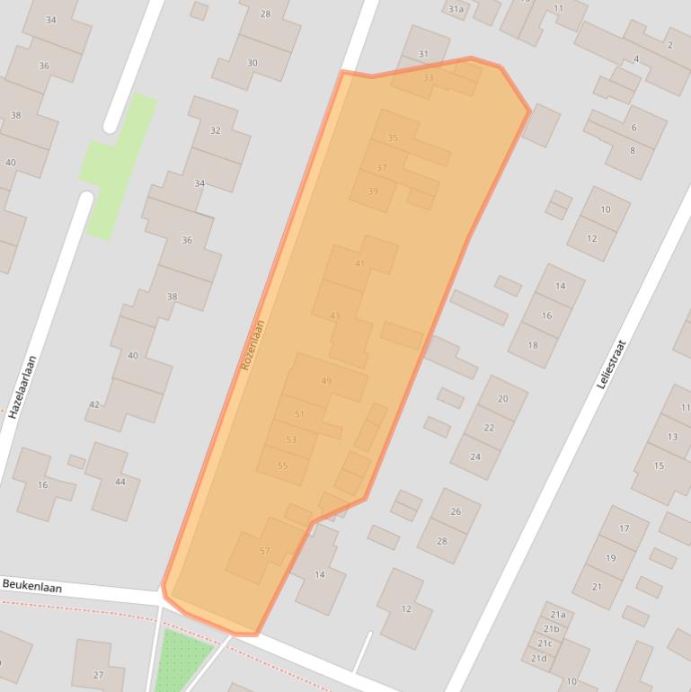 Kaart van postcodegebied 7954EZ.