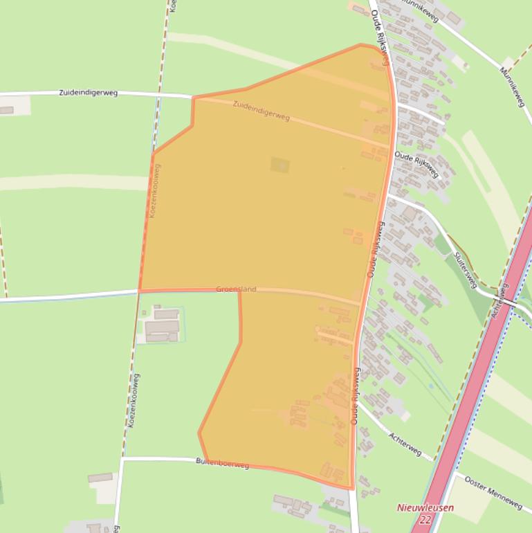 Kaart van postcodegebied 7954GE.