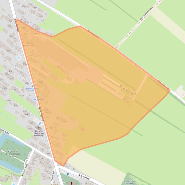 Kaart van postcodegebied 7954GH.