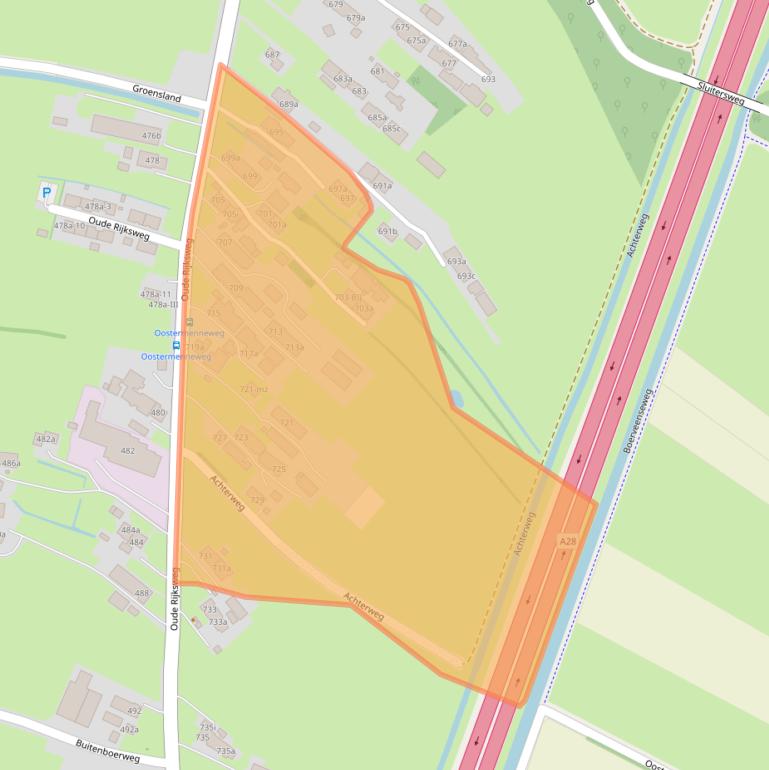 Kaart van postcodegebied 7954GS.