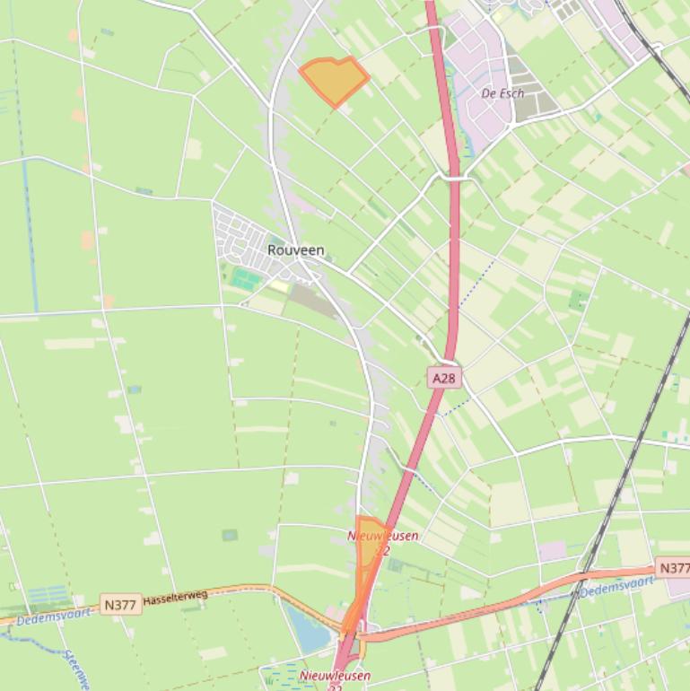 Kaart van postcodegebied 7954GT.