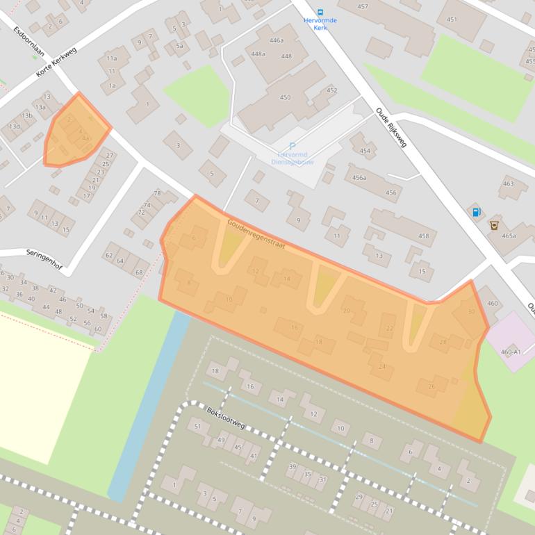 Kaart van postcodegebied 7954GW.