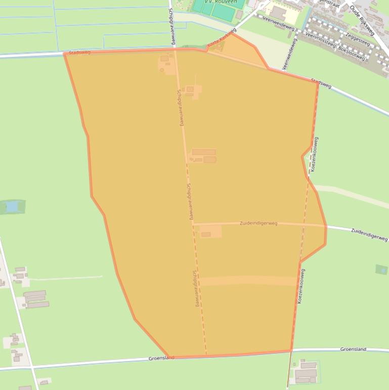 Kaart van postcodegebied 7954GZ.