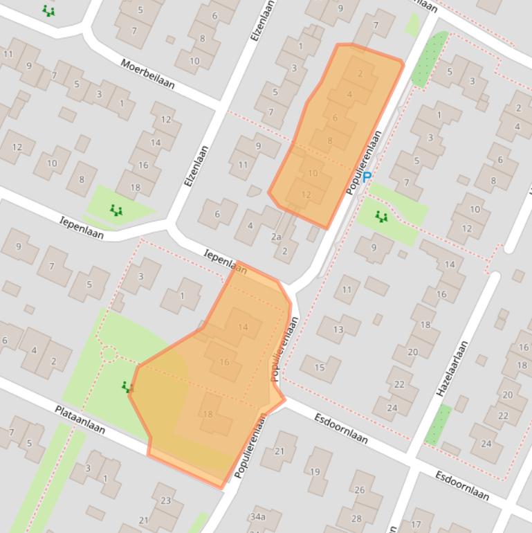Kaart van postcodegebied 7954HA.