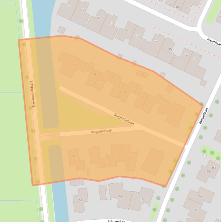 Kaart van postcodegebied 7954HL.