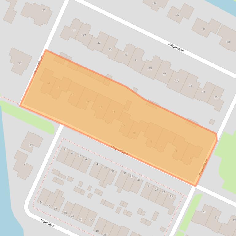 Kaart van postcodegebied 7954HR.