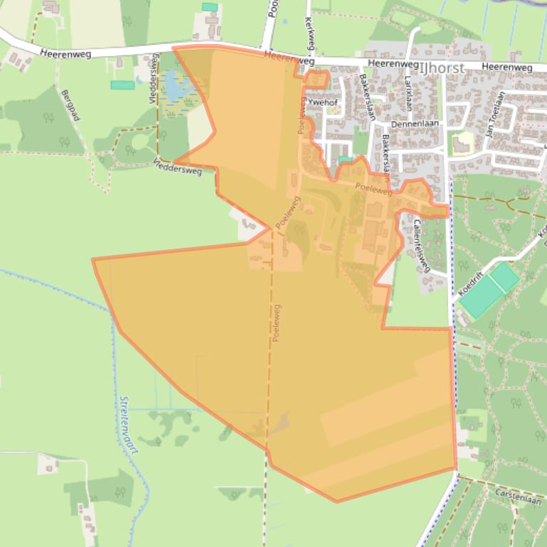 Kaart van postcodegebied 7955AB.