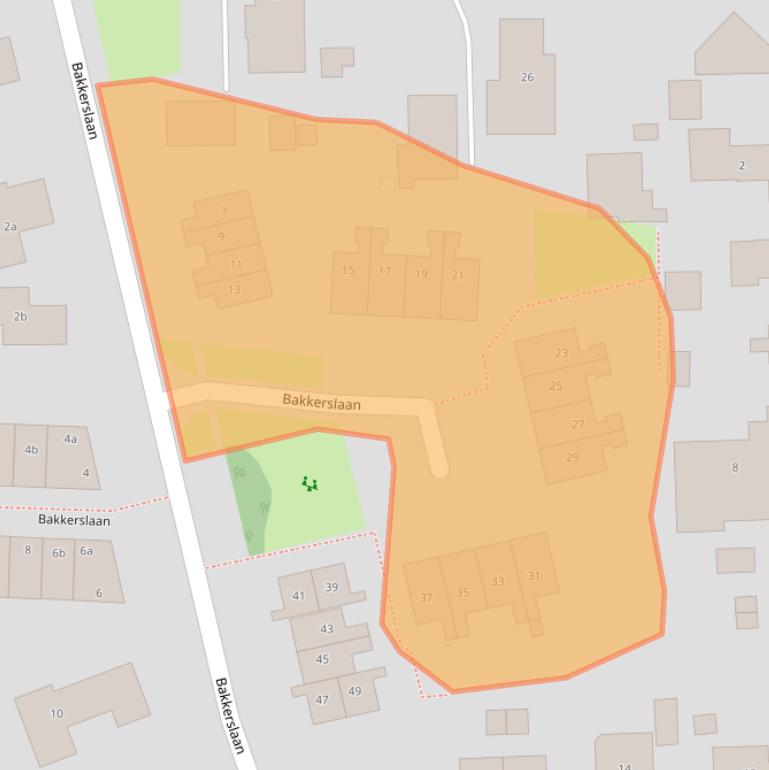 Kaart van postcodegebied 7955AC.