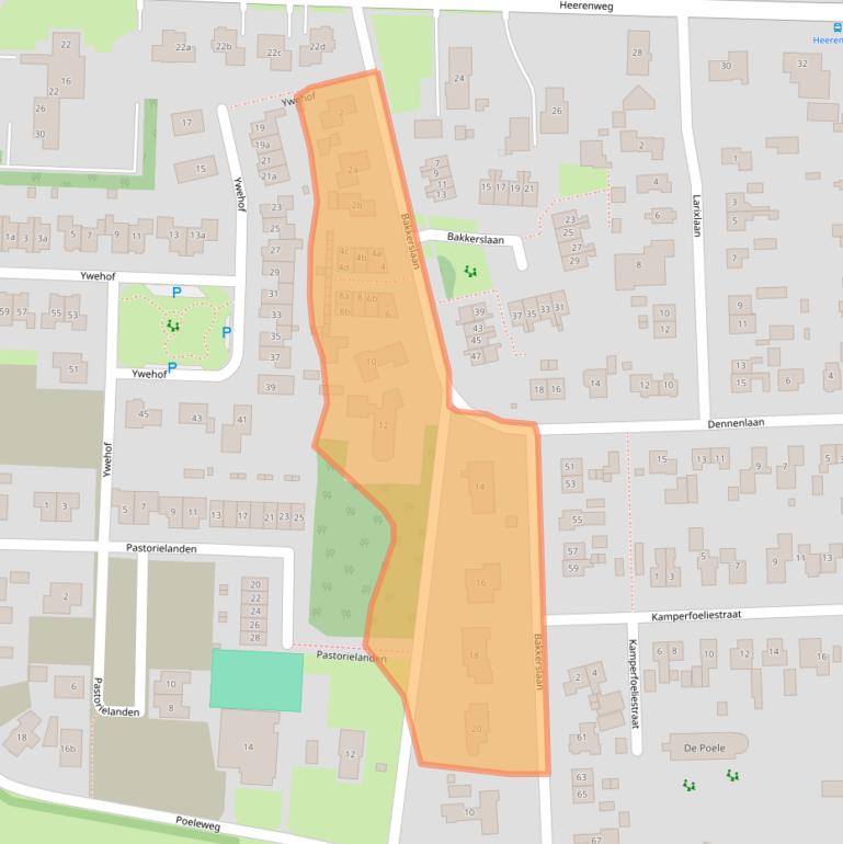 Kaart van postcodegebied 7955AD.