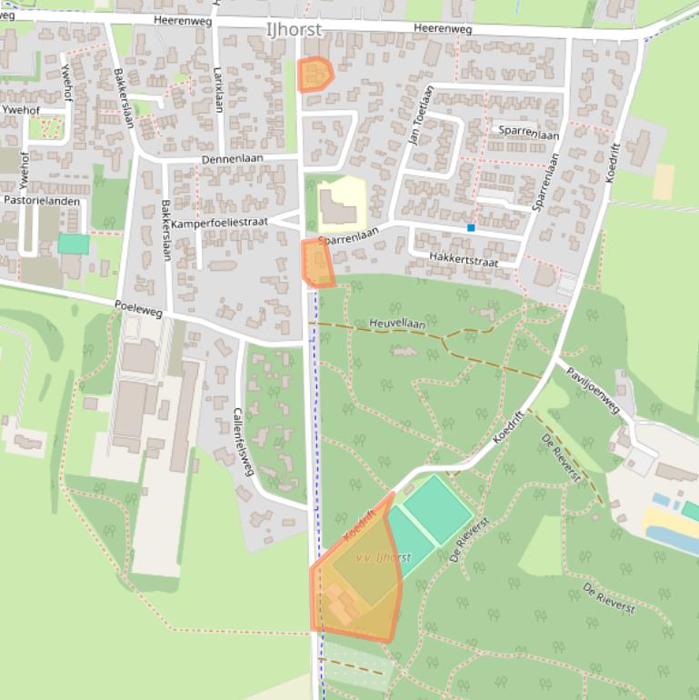 Kaart van postcodegebied 7955AV.