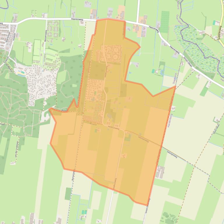 Kaart van postcodegebied 7955PP.