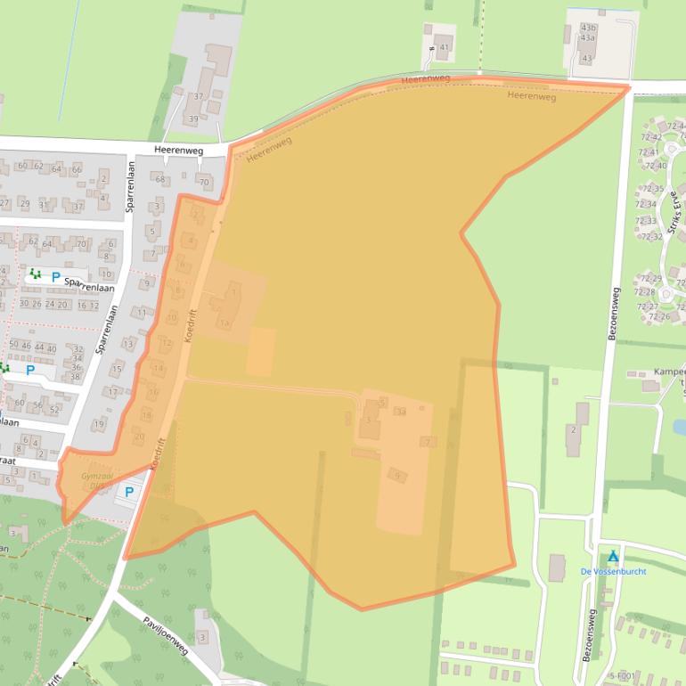 Kaart van postcodegebied 7955PS.