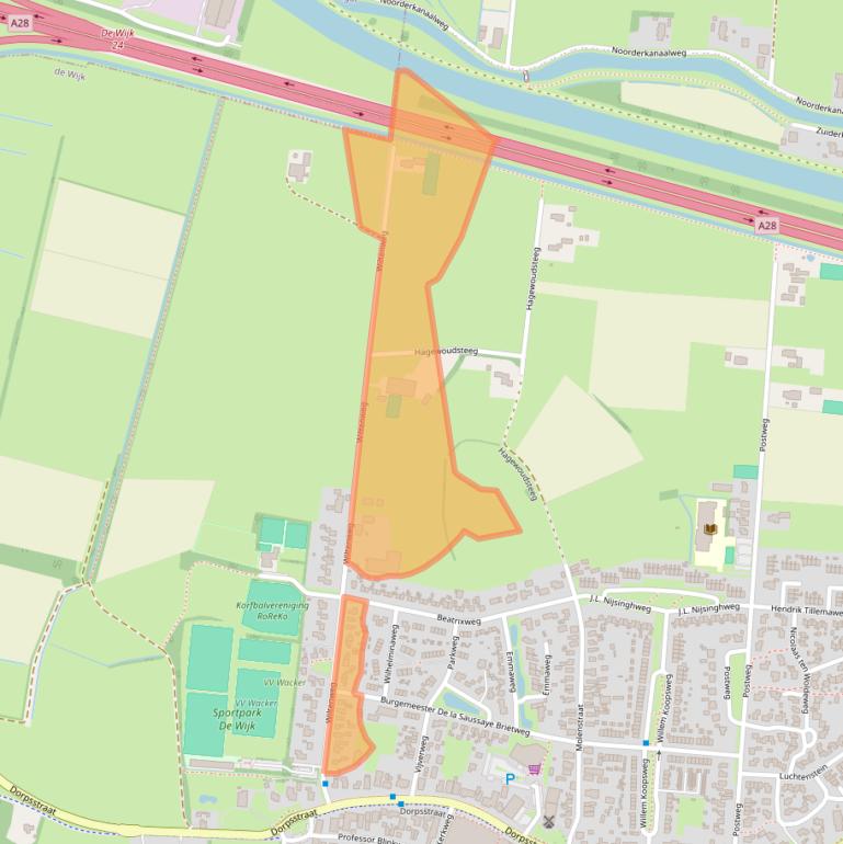 Kaart van postcodegebied 7957AN.