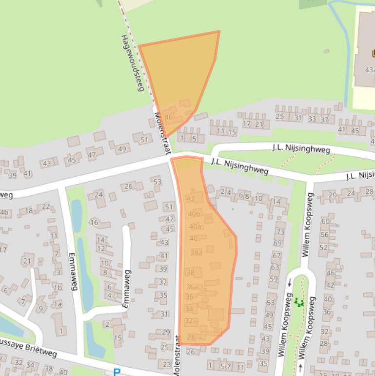 Kaart van postcodegebied 7957CK.