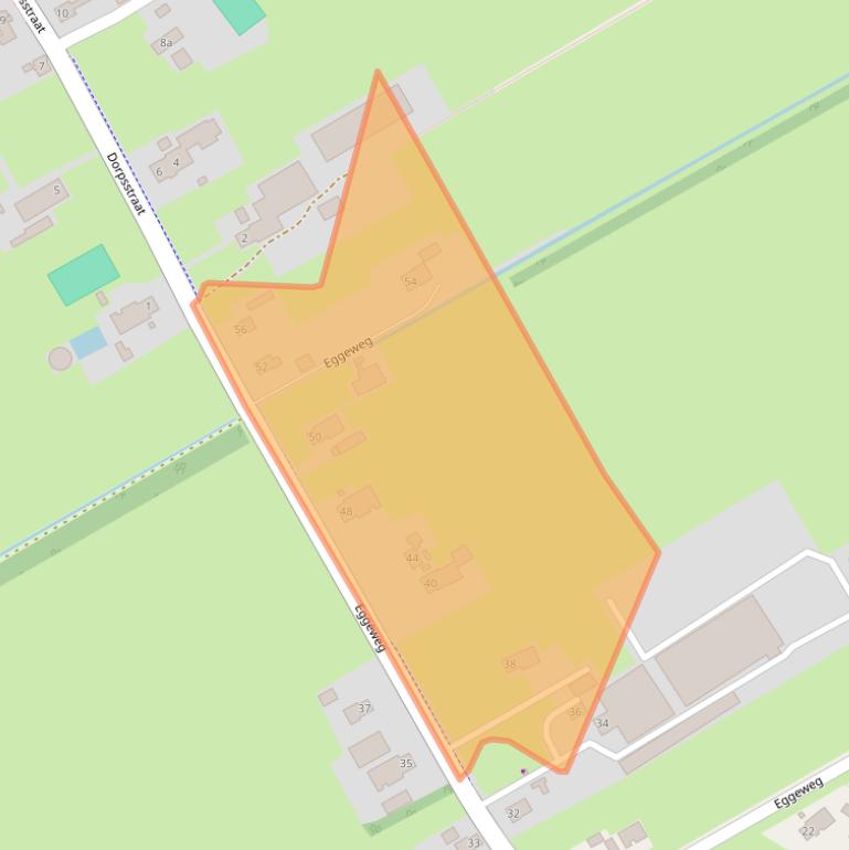 Kaart van postcodegebied 7958PM.