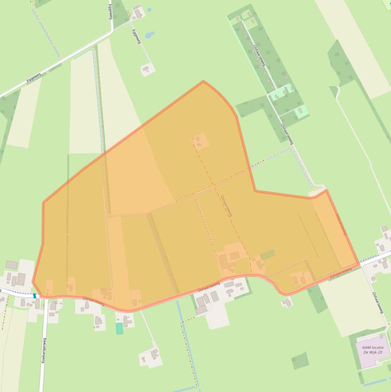 Kaart van postcodegebied 7958PN.