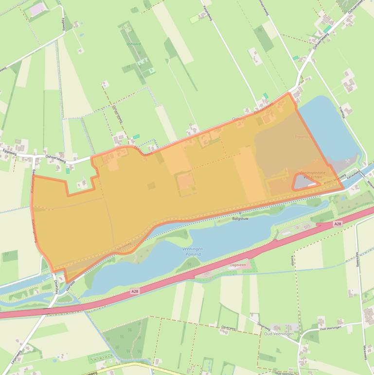 Kaart van postcodegebied 7958PS.