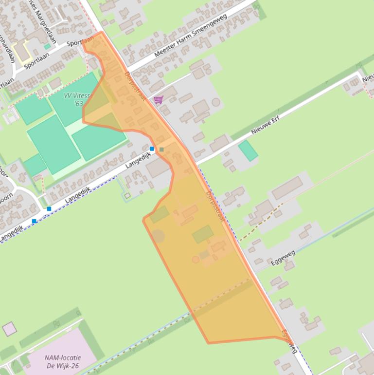 Kaart van postcodegebied 7958RK.