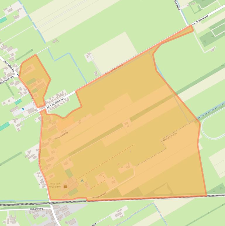 Kaart van postcodegebied 7958RT.