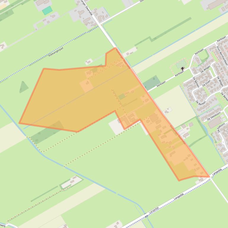 Kaart van postcodegebied 7958SP.
