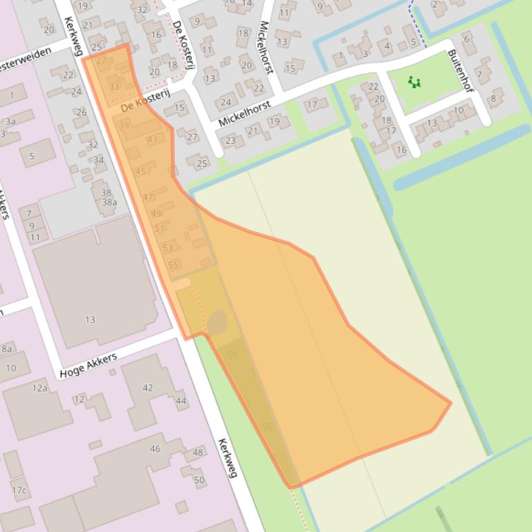 Kaart van postcodegebied 7961AB.