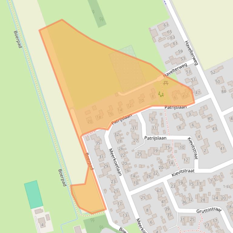 Kaart van postcodegebied 7961BB.