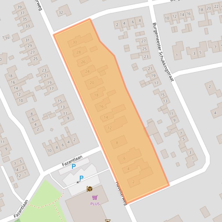 Kaart van postcodegebied 7961BE.