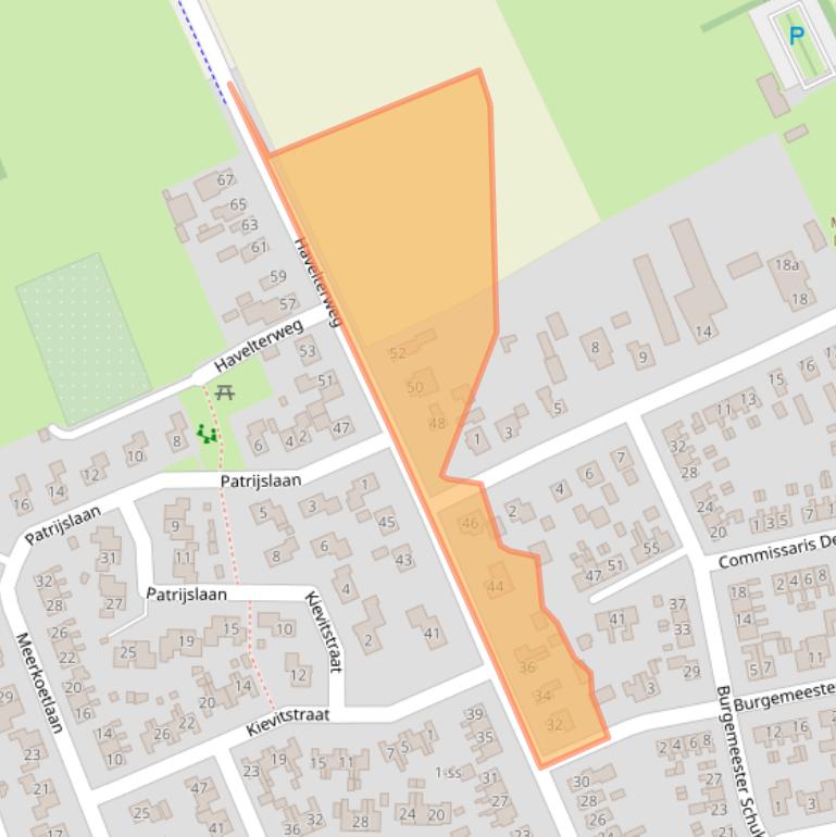 Kaart van postcodegebied 7961BG.