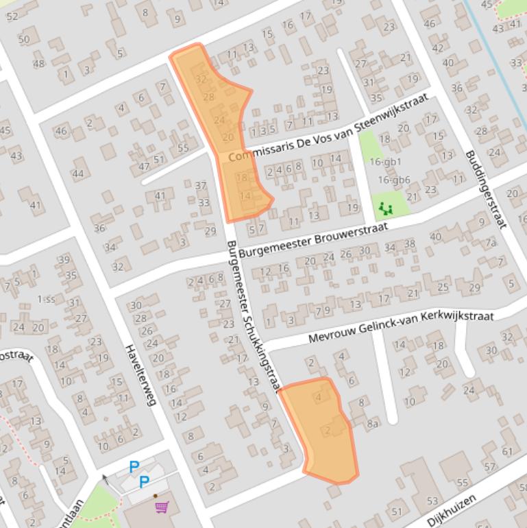 Kaart van postcodegebied 7961CC.