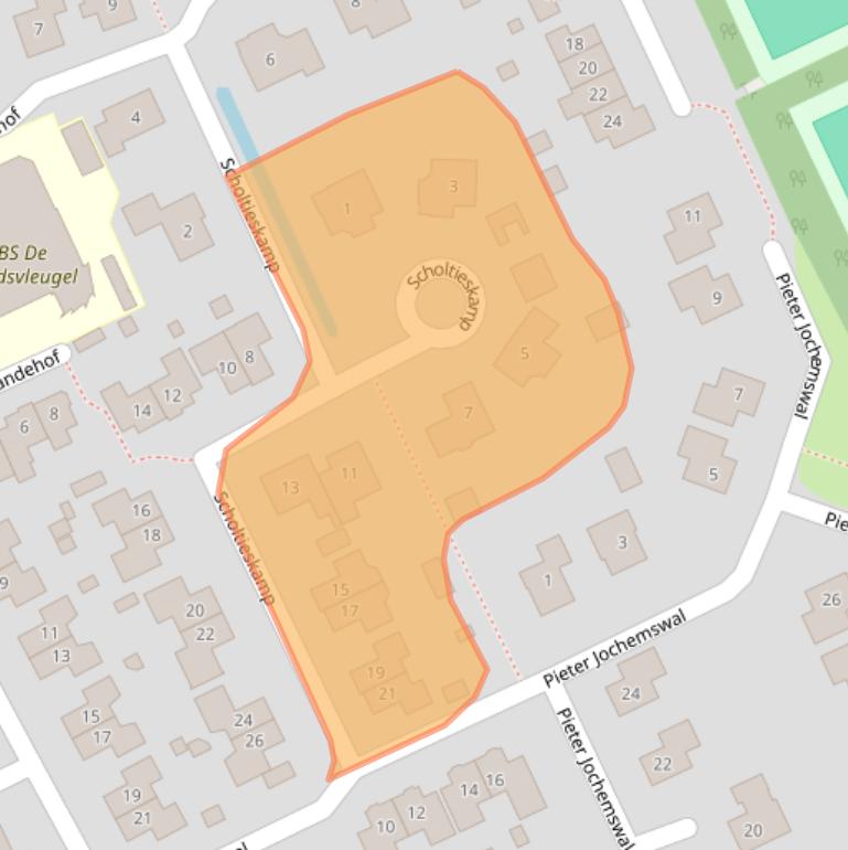 Kaart van postcodegebied 7961DA.