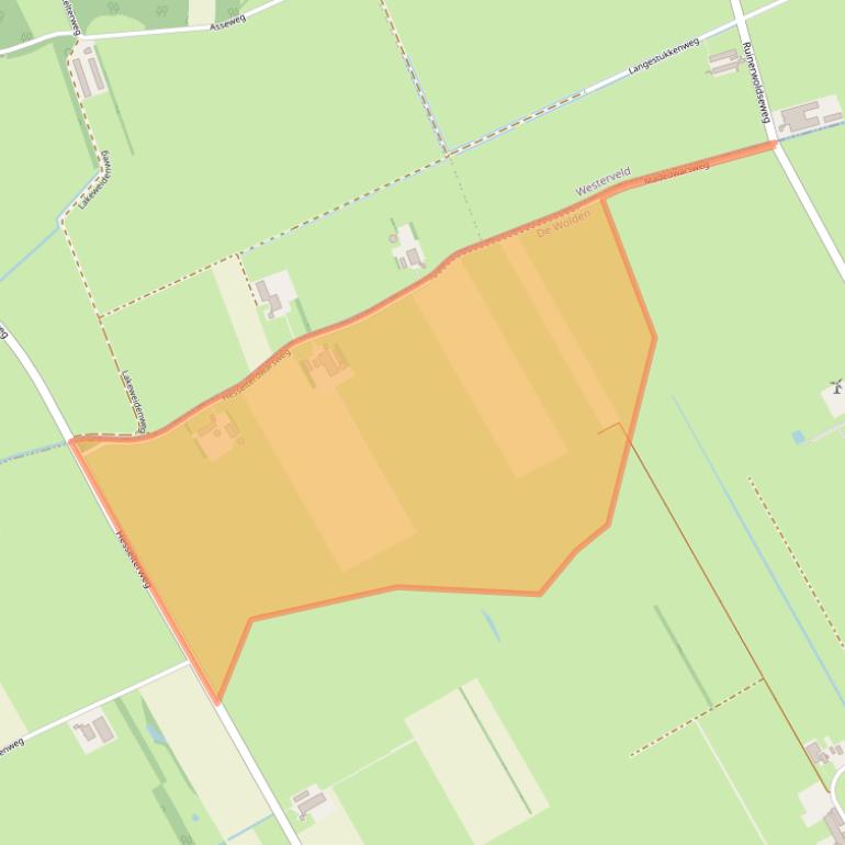 Kaart van postcodegebied 7961KB.