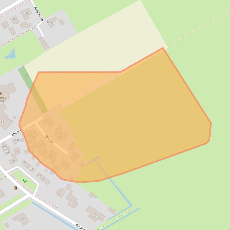 Kaart van postcodegebied 7961LA.