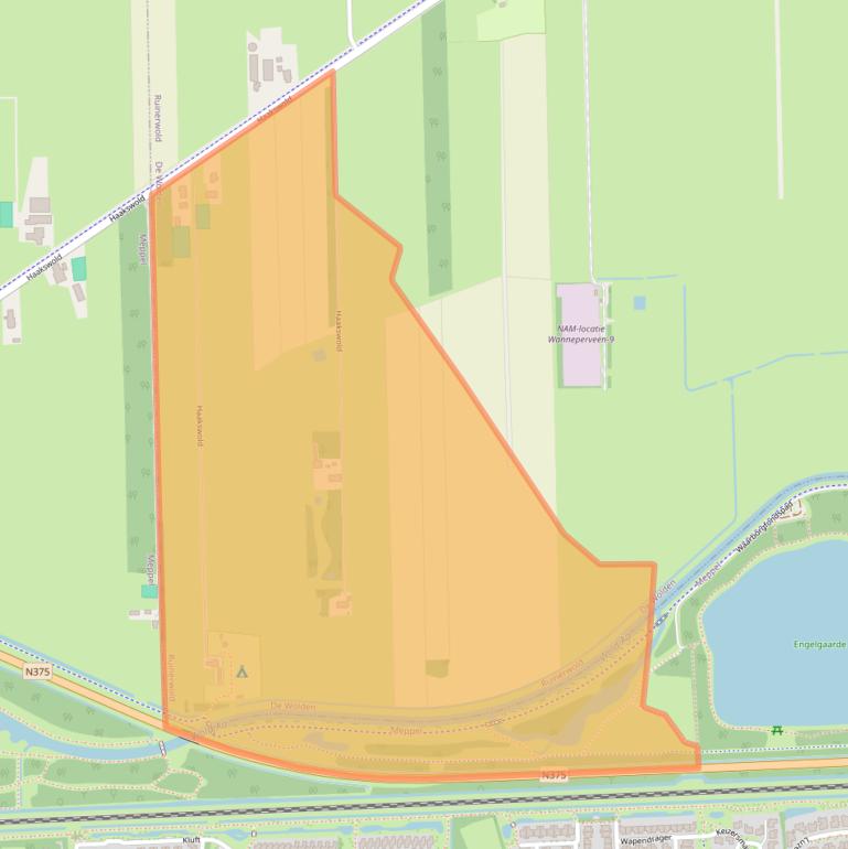 Kaart van postcodegebied 7961LD.