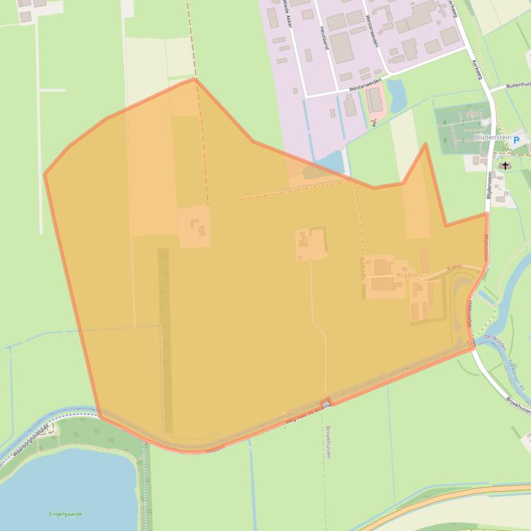 Kaart van postcodegebied 7961LG.