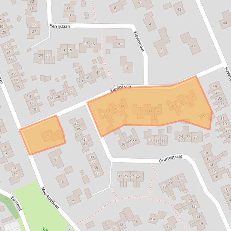 Kaart van postcodegebied 7961MA.