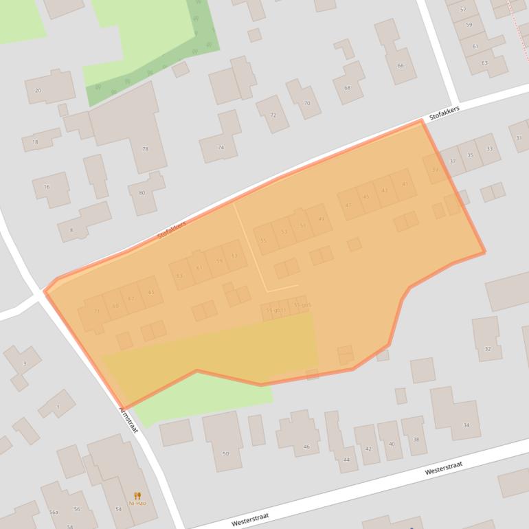 Kaart van postcodegebied 7963AM.