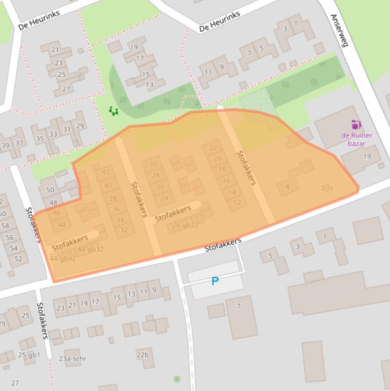 Kaart van postcodegebied 7963AN.