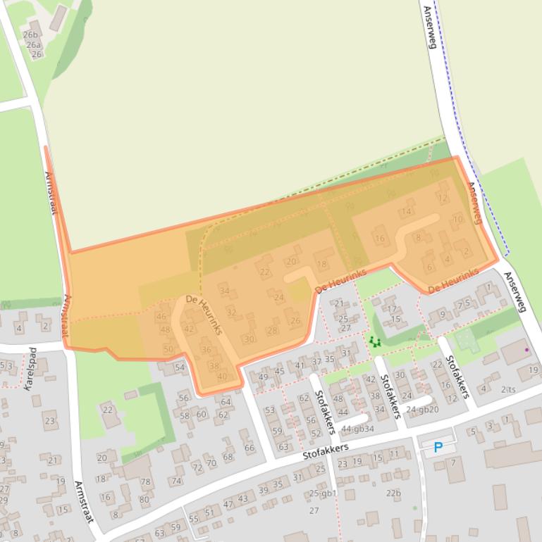 Kaart van postcodegebied 7963AS.