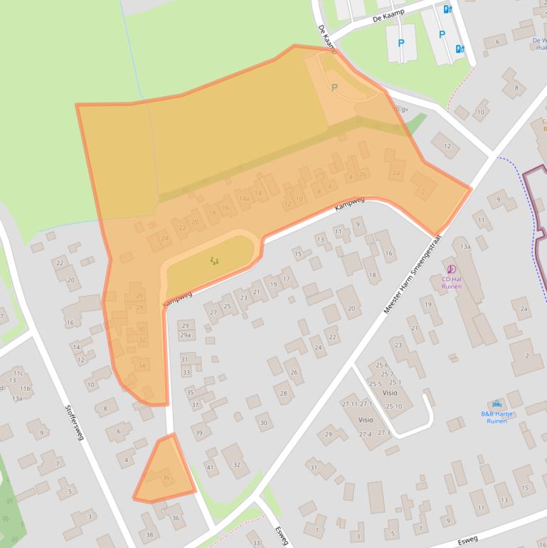 Kaart van postcodegebied 7963BL.