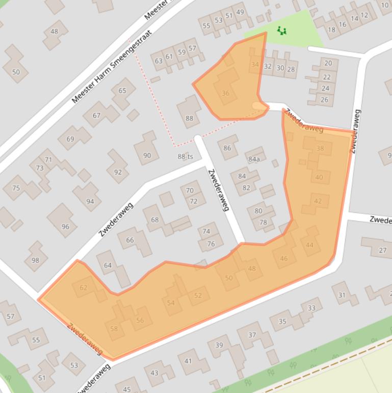 Kaart van postcodegebied 7963BV.