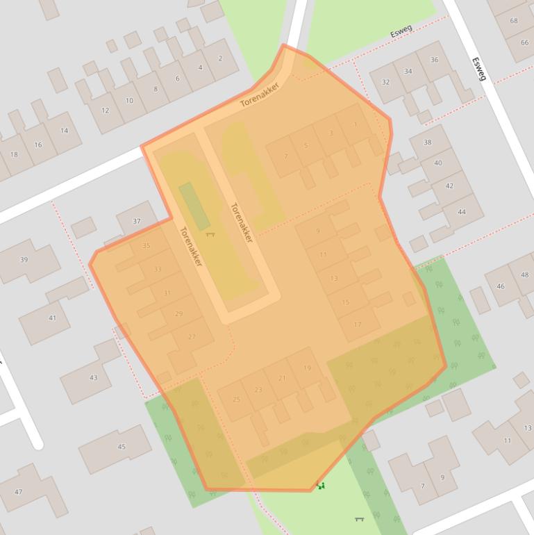 Kaart van postcodegebied 7963CA.