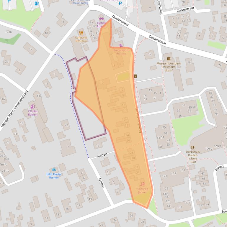 Kaart van postcodegebied 7963CP.