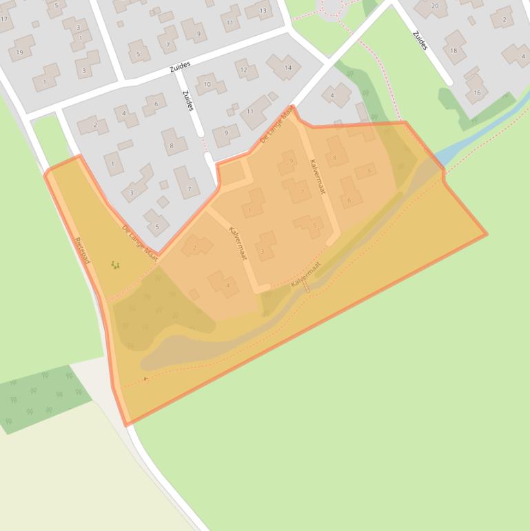 Kaart van postcodegebied 7963CT.