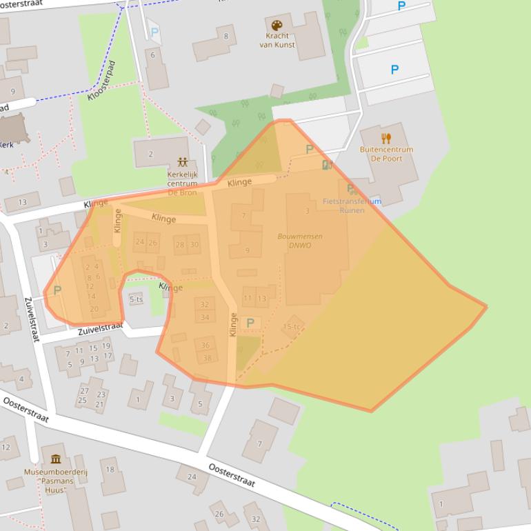 Kaart van postcodegebied 7963CZ.