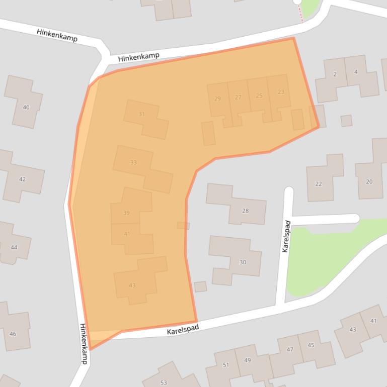 Kaart van postcodegebied 7963DD.