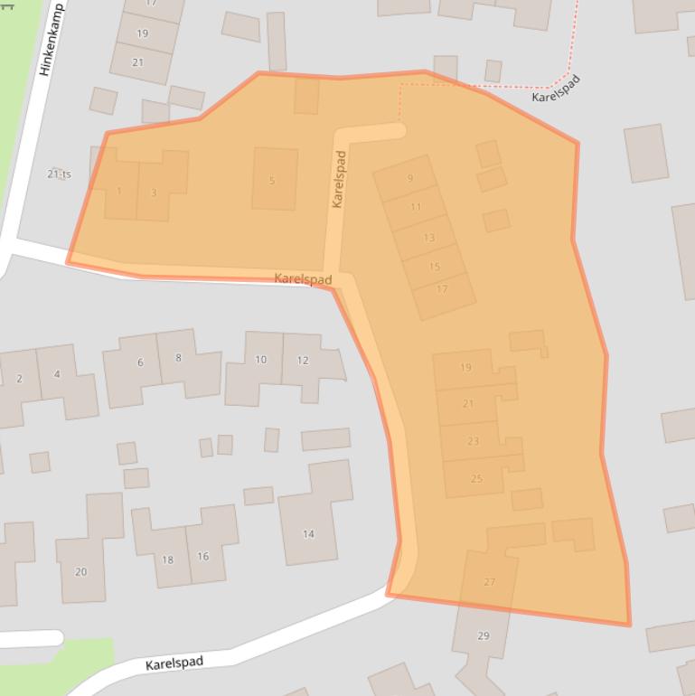 Kaart van postcodegebied 7963DH.