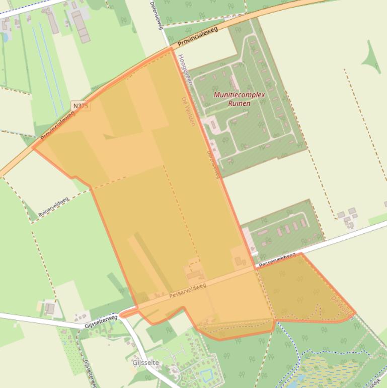 Kaart van postcodegebied 7963PH.